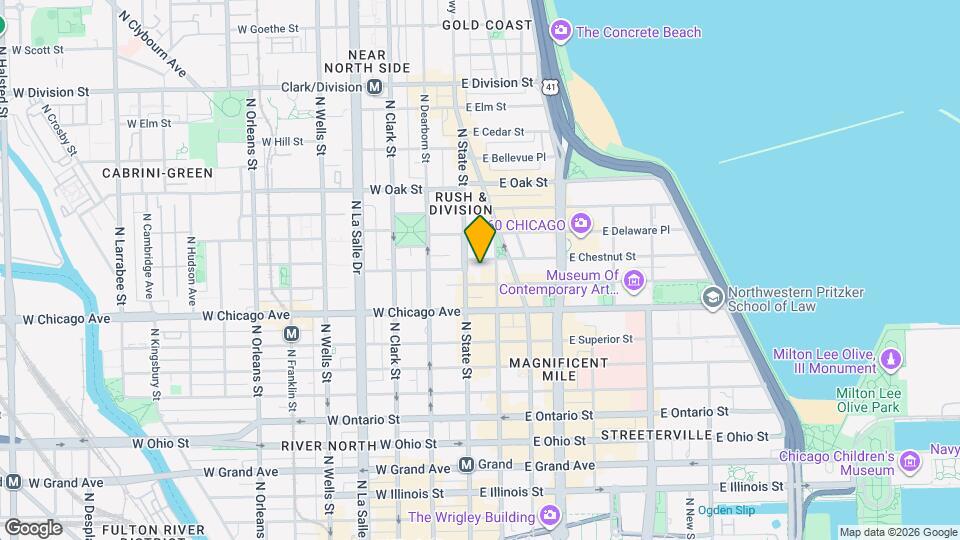 17 E Chestnut St Map and Location Details