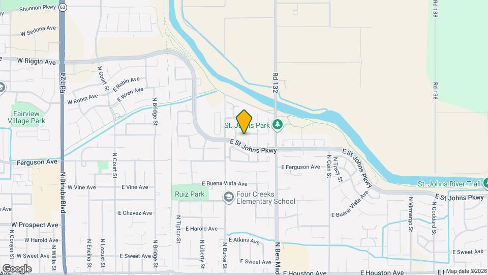 1107 E Sunnyview Ave Map and Location Details