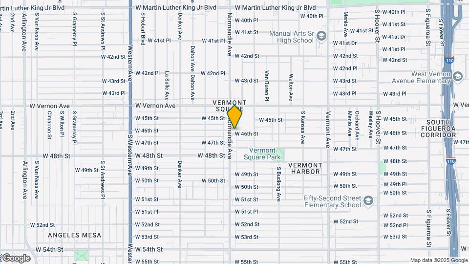 4530 Normandie Ave Map and Location Details