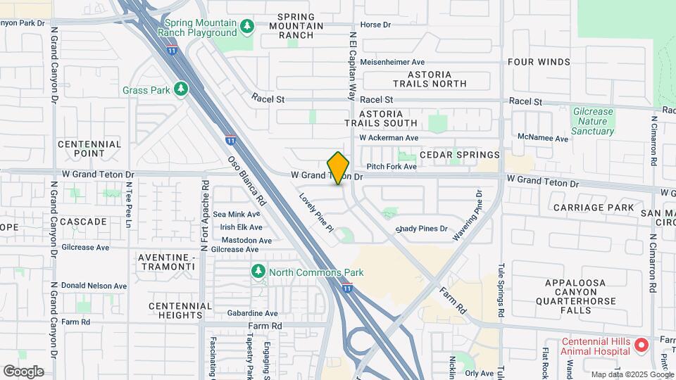 8809 W Colorful Pines Ave Map and Location Details