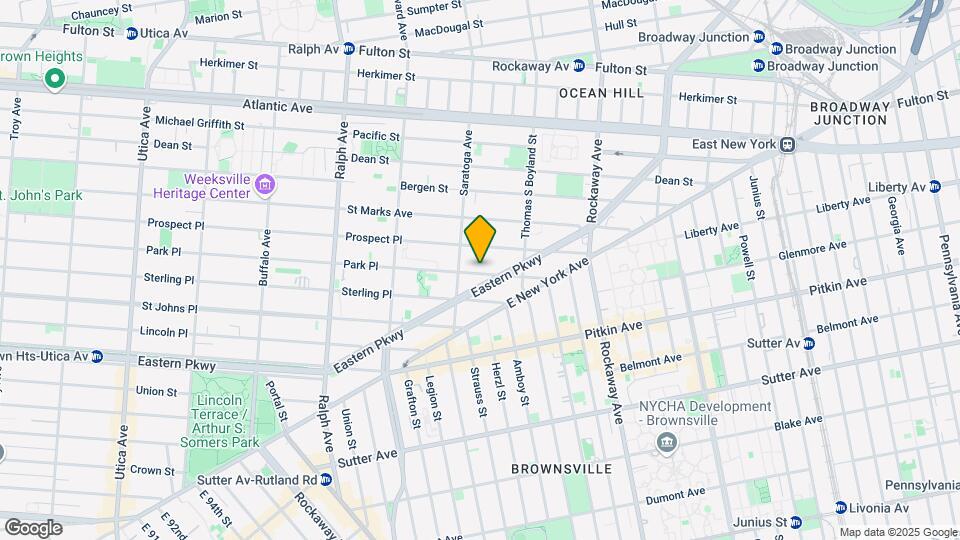 1851 Park Pl Map and Location Details
