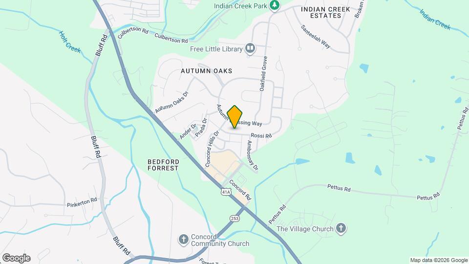 8223 Rossi Rd Map and Location Details