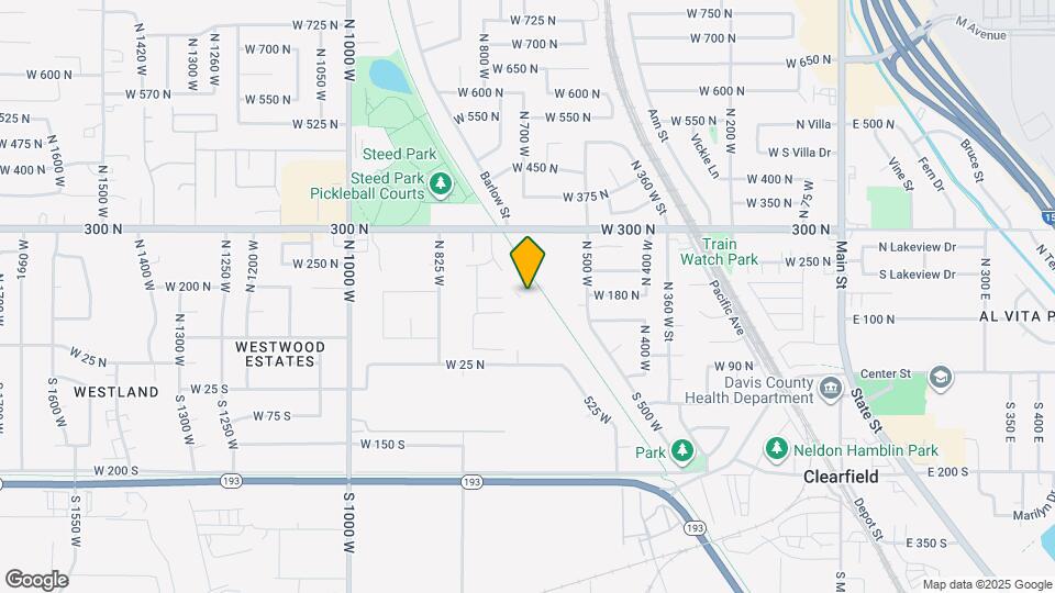 184 N Rick Way Mapa y Detalles de la Ubicación