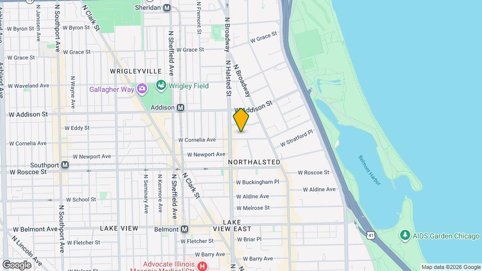 736 W Cornelia Ave, Unit 3E Map and Location Details