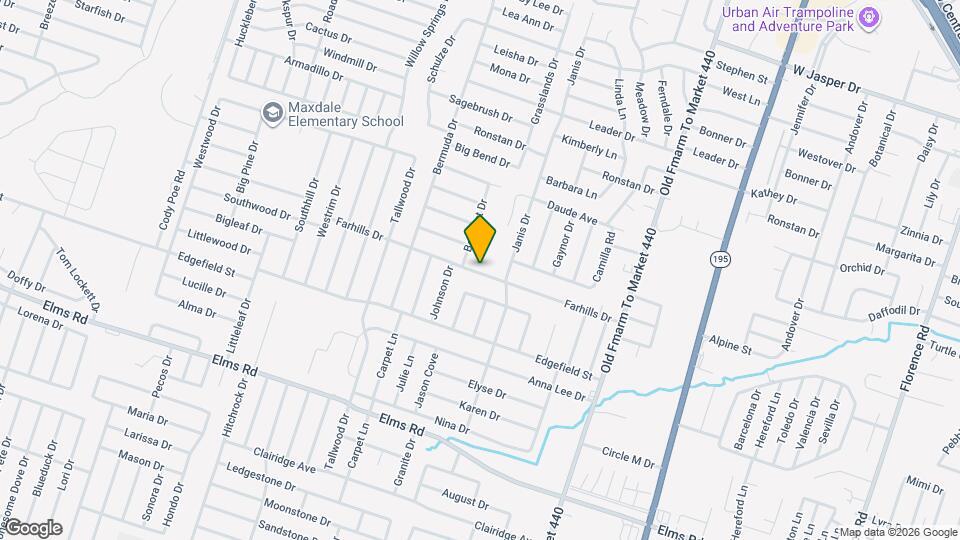 1409 Farhills Dr Map and Location Details