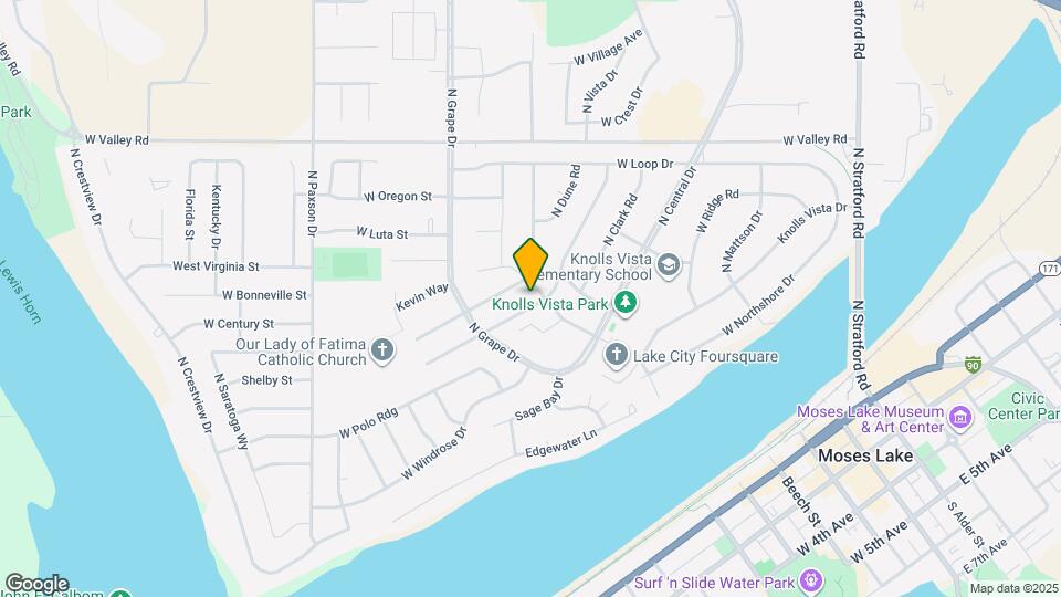 344 N Dale Rd Map and Location Details