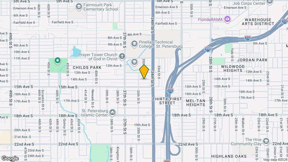 3458 14th Ave S Mapa y Detalles de la Ubicación