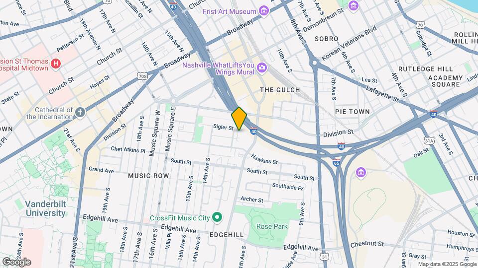 1115 Sigler St Mapa y Detalles de la Ubicación