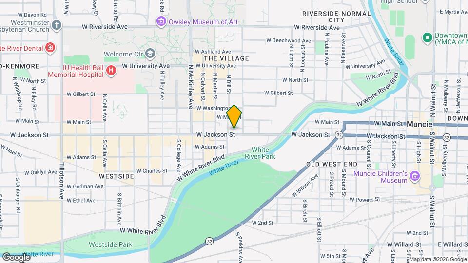 1516 1/2 W Jackson St Map and Location Details