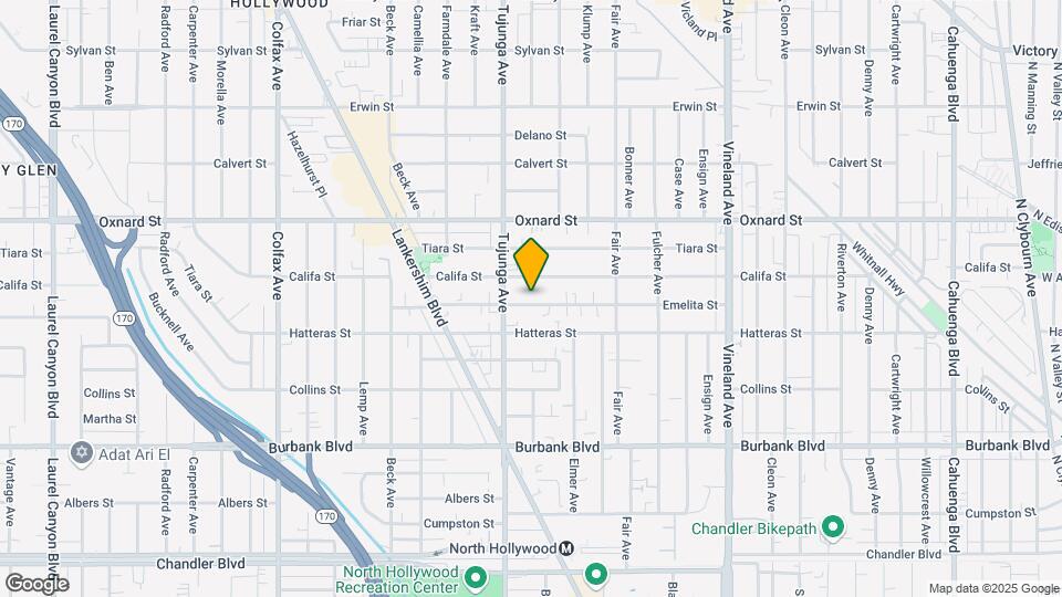 11341 Emelita St Map and Location Details