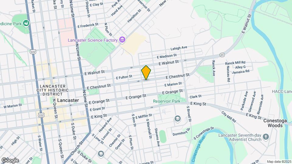 612 E Chestnut St Map and Location Details