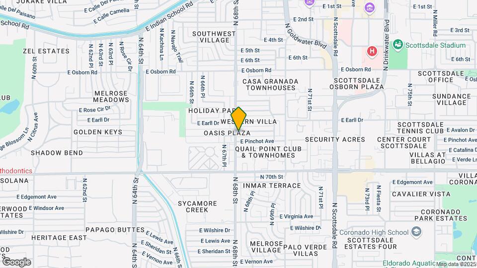 6801 E Avalon Dr Map and Location Details