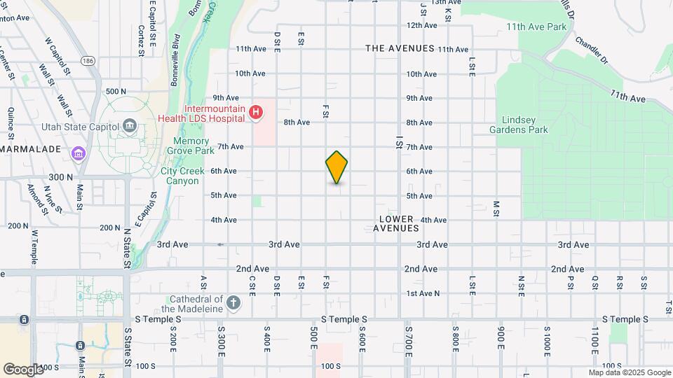 467 E 5th Ave Map and Location Details