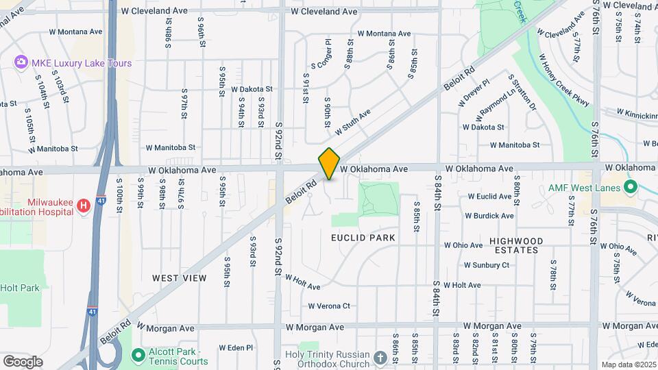 9009 W Beloit Rd Map and Location Details