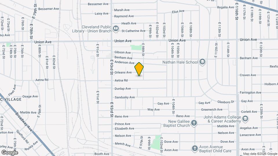 9711 Aetna Rd Mapa y Detalles de la Ubicación