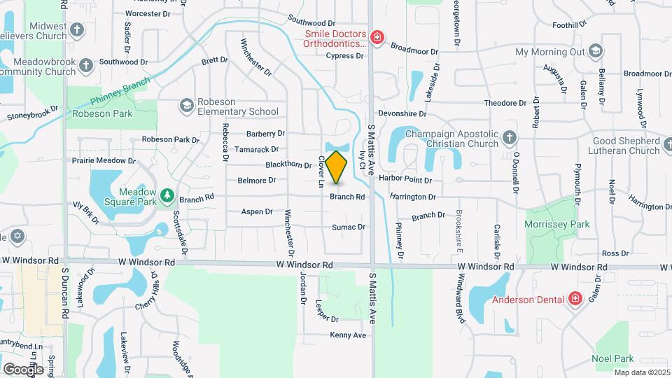 1931 Blackthorn Dr Map and Location Details