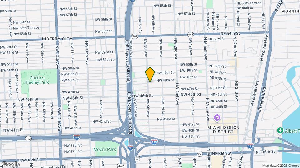 4727 NW 5th Ave Map and Location Details