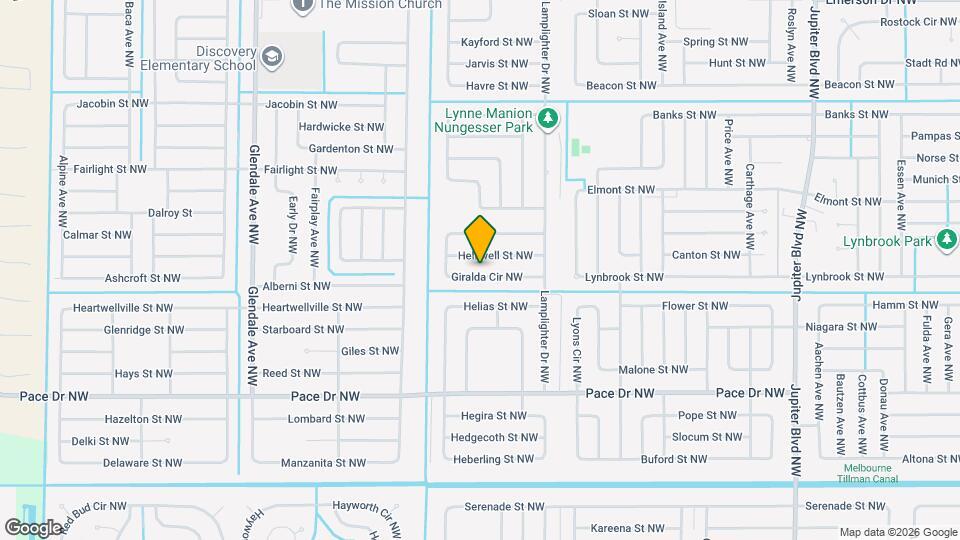 1253 Giralda Cir NW Map and Location Details