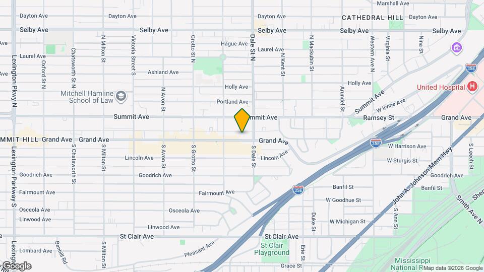 643 Grand Ave Map and Location Details
