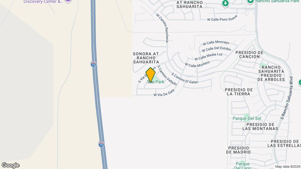 885 W Calle Muro Fuerte Mapa y Detalles de la Ubicación