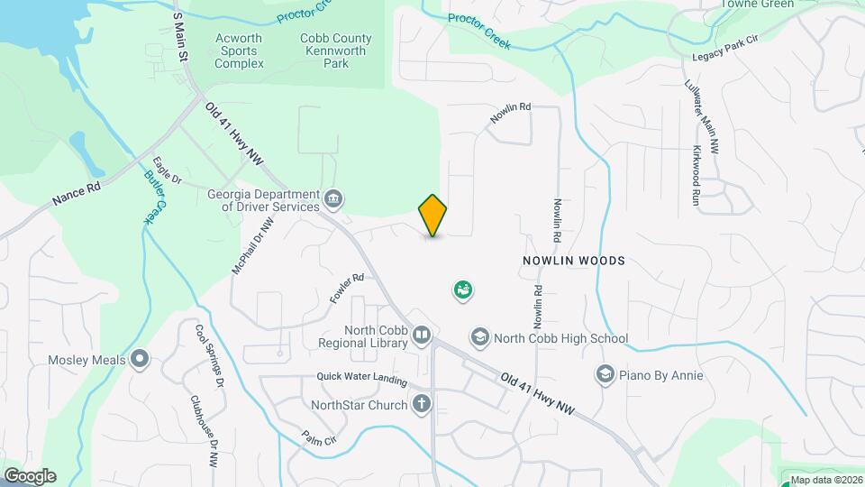 3804 Aspen Springs Mapa y Detalles de la Ubicación