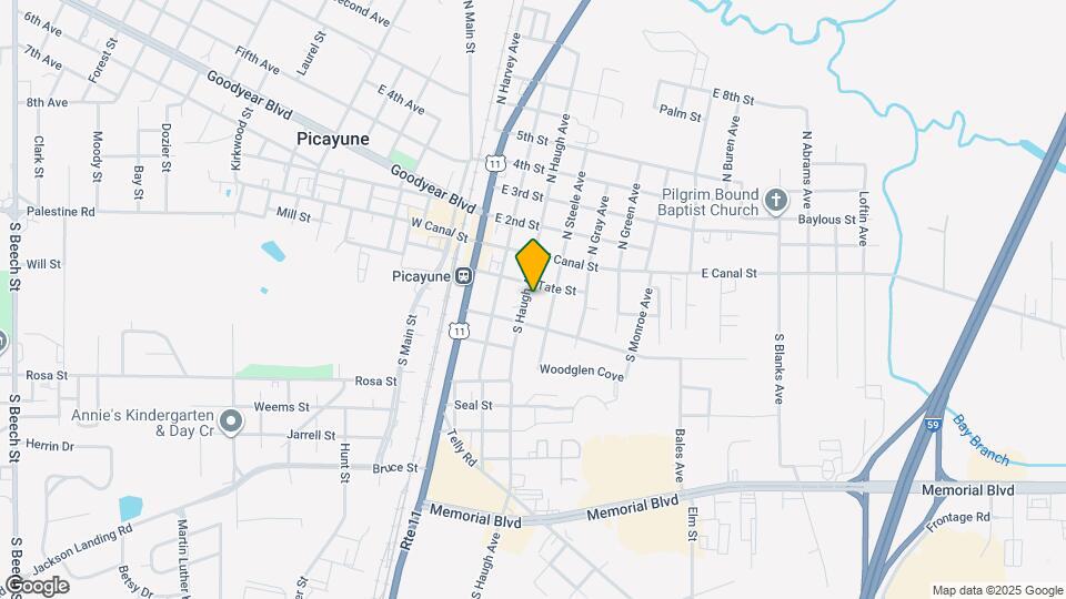 209 S Haugh Ave Mapa y Detalles de la Ubicación