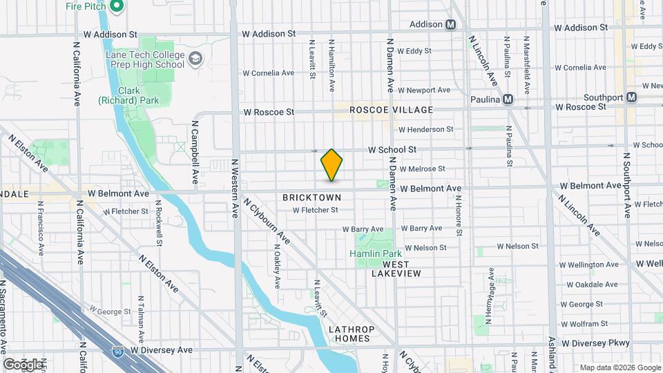 2136 W Belmont Ave Map and Location Details