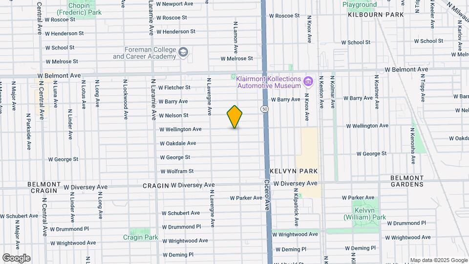 4909 W Wellington Ave Map and Location Details