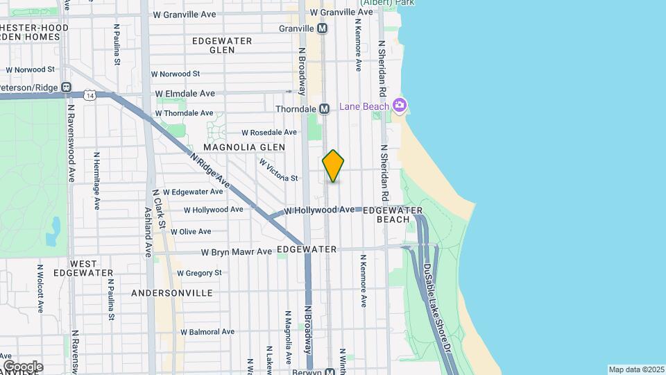 5730 N Winthrop Ave Mapa y Detalles de la Ubicación