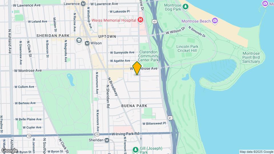 4314 N Clarendon Ave Mapa y Detalles de la Ubicación