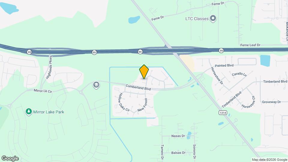 18385 Ten Oaks Ct Map and Location Details