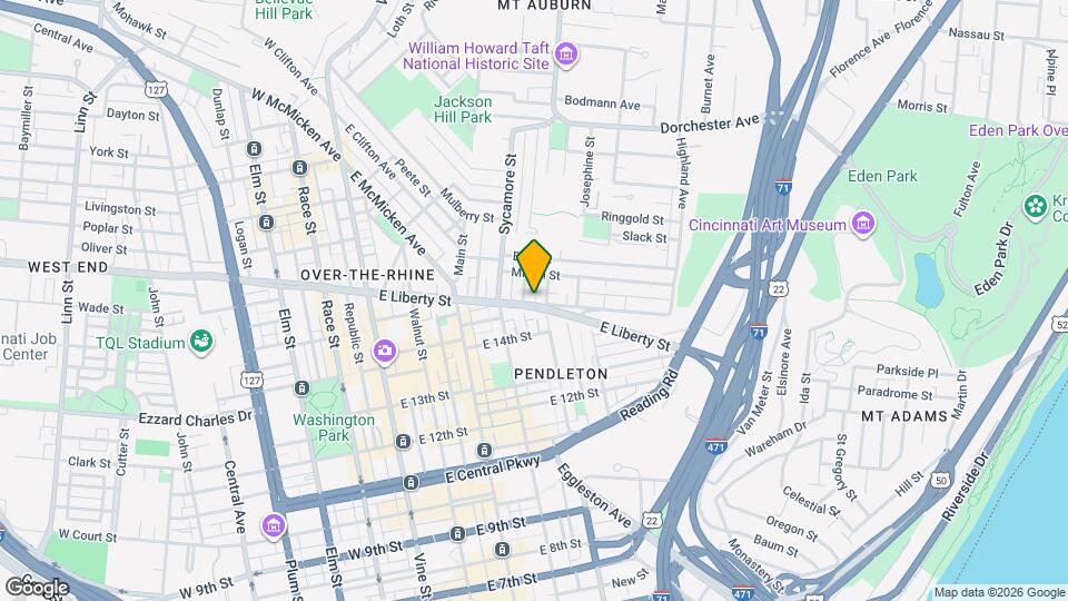 322 E Liberty St Map and Location Details