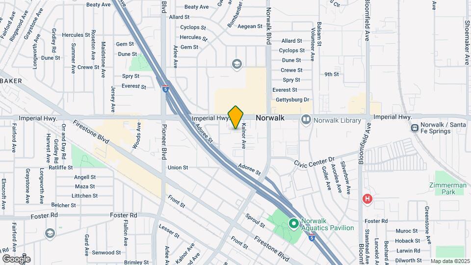 12637 Kalnor Ave Map and Location Details
