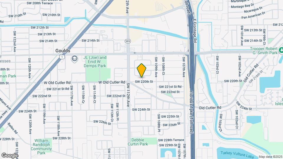 11001 SW 220th St Map and Location Details