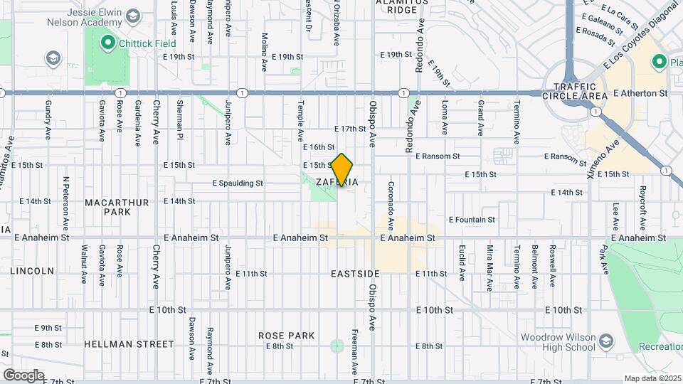 1422 Orizaba Ave, Unit A Map and Location Details