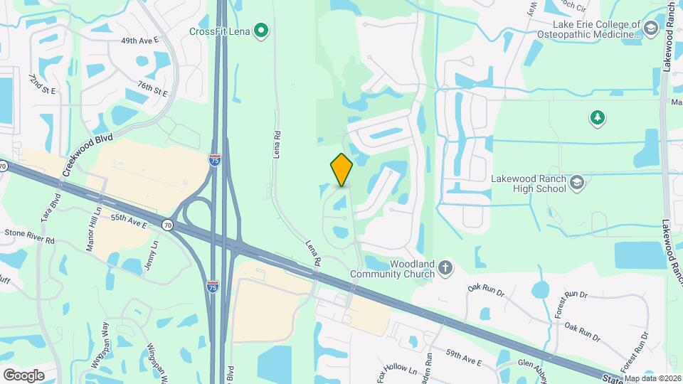 8529 54th Ave Cir E Map and Location Details