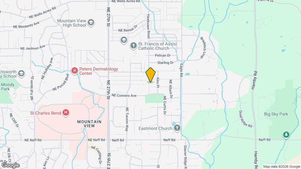 2926 NE Dogwood Dr Map and Location Details