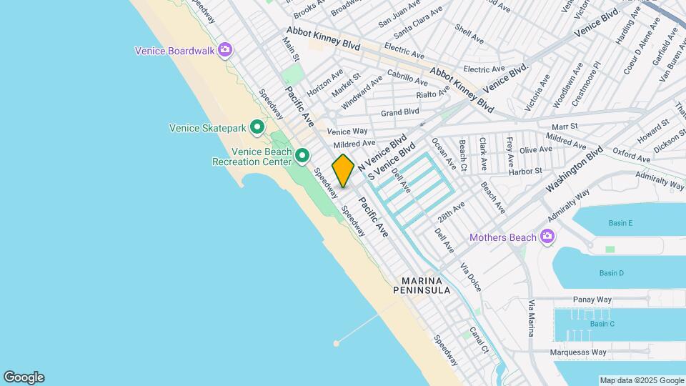 21 S Venice Blvd Map and Location Details