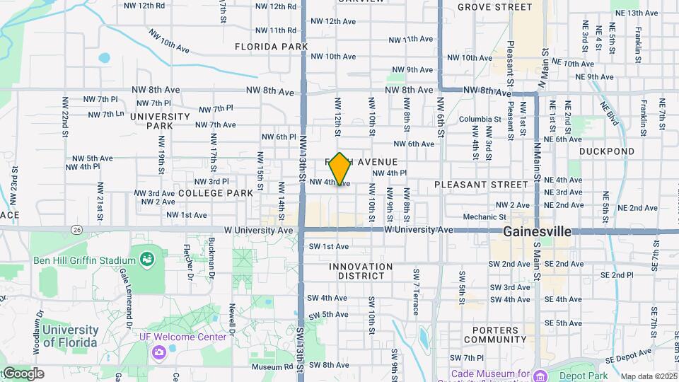 1130 NW 3rd Ave Map and Location Details