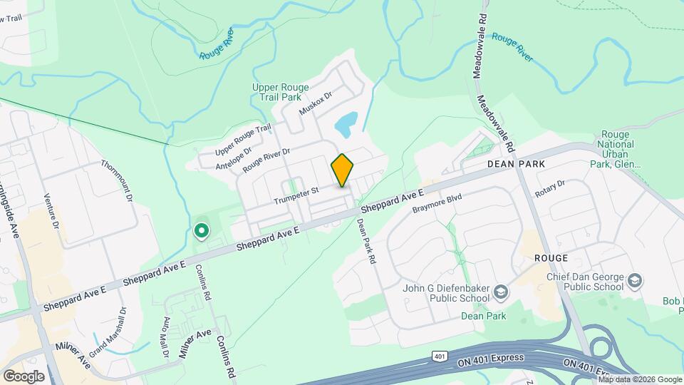 56 Coyote Crescent Map and Location Details