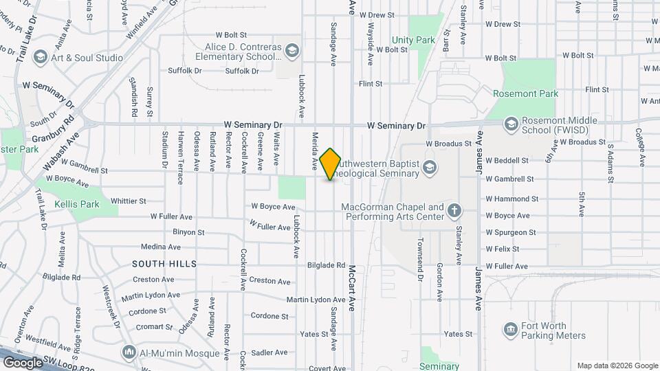 4508 Sandage Ave Map and Location Details