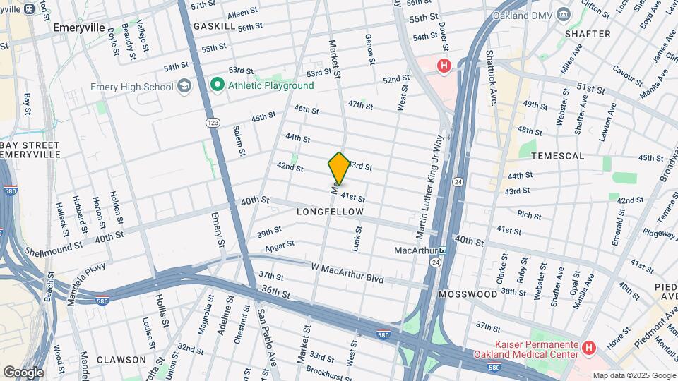 894 41st St Map and Location Details