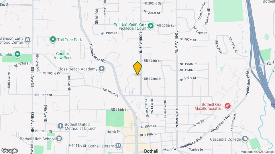 19221 100th Ave NE Map and Location Details