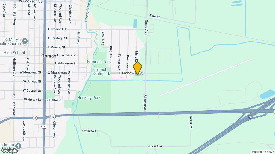 1101 E Monowau St, Unit 7 Map and Location Details