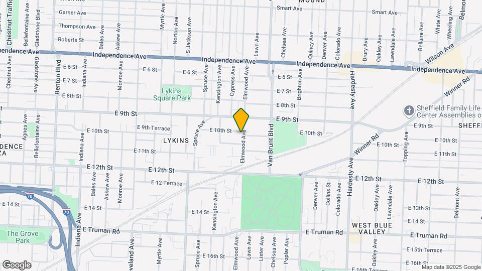 4439 E 10th St Map and Location Details