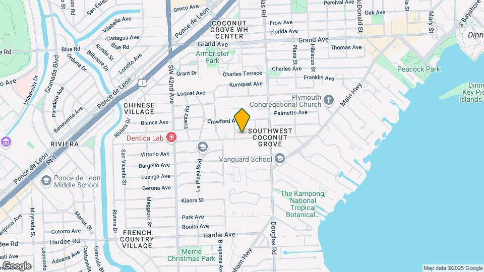 3855 Poinciana Ave Mapa y Detalles de la Ubicación