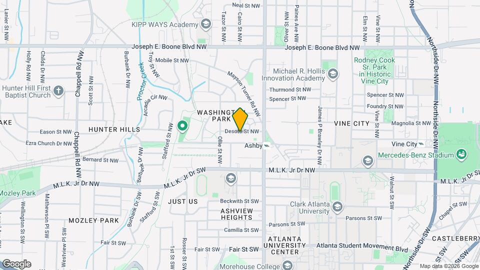 980 Desoto St NW Map and Location Details