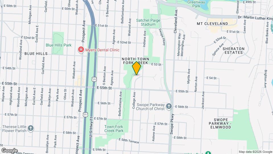 5416 College Ave Map and Location Details