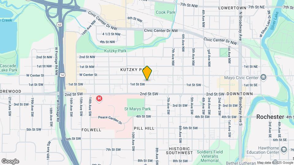 855 1st St SW Map and Location Details
