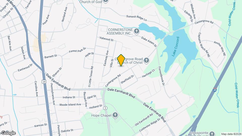 2121 Centergrove Rd Mapa y Detalles de la Ubicación